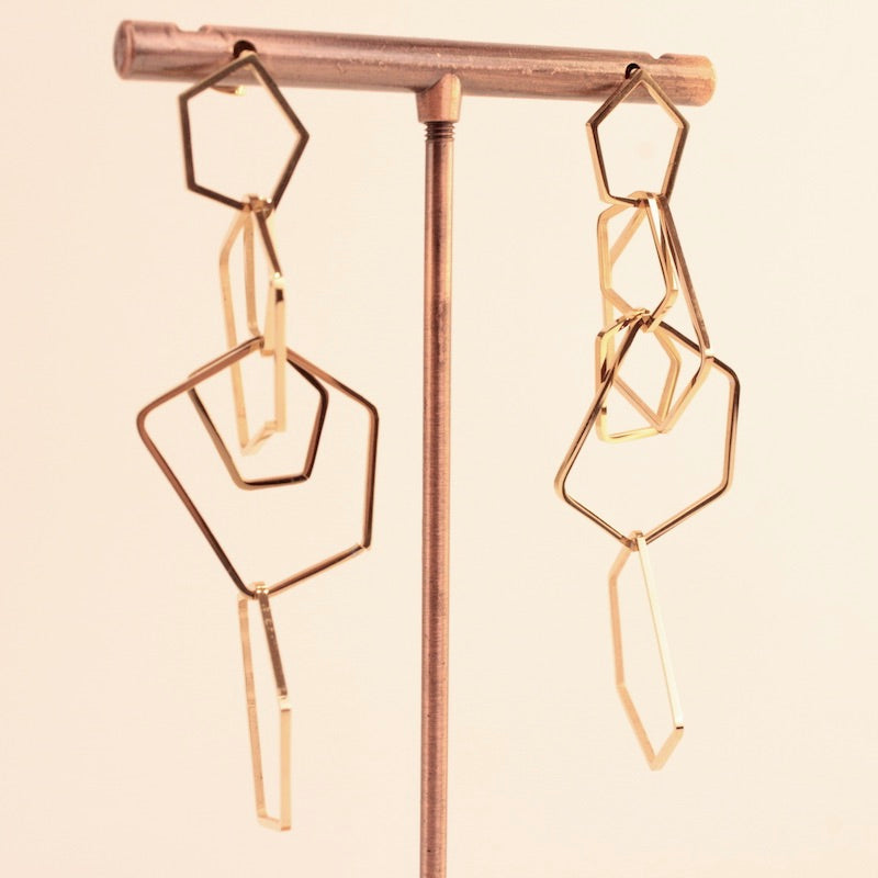 Pendientes Pentágono