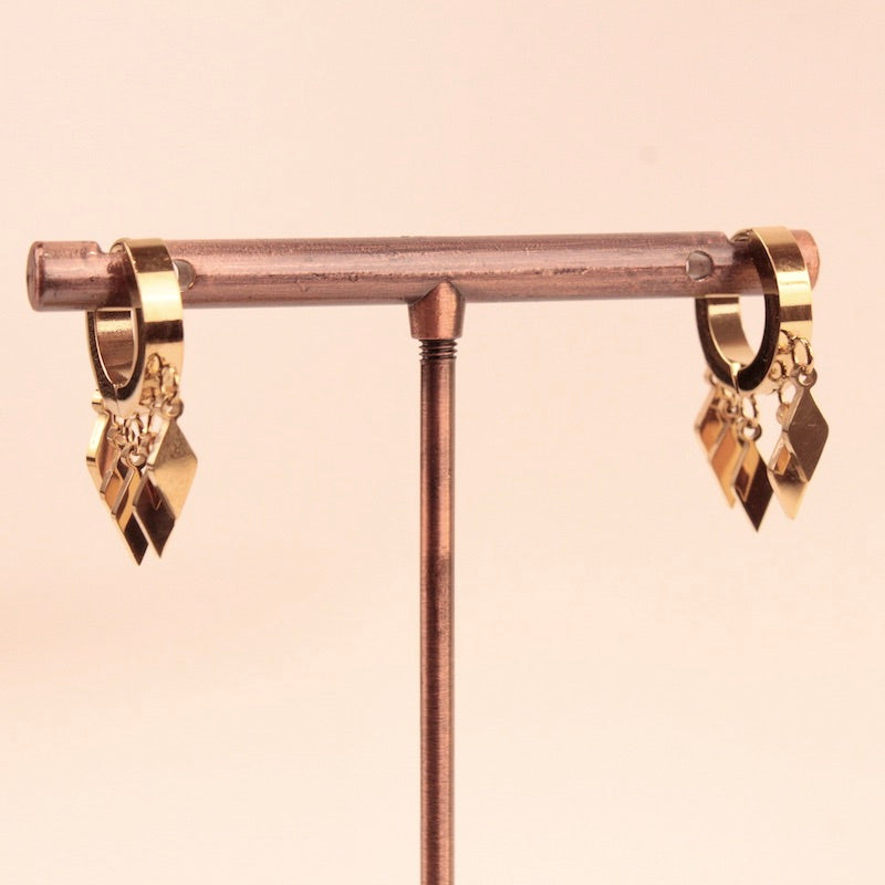 Pendientes Aro Rombos