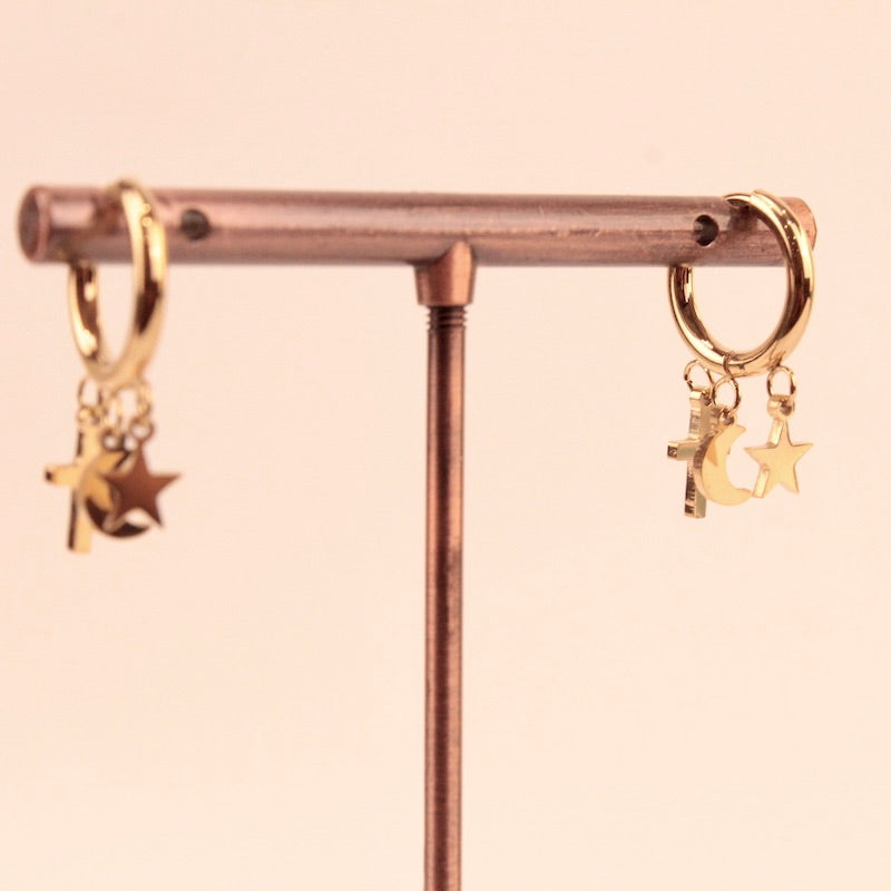 Pendientes Aro Charms