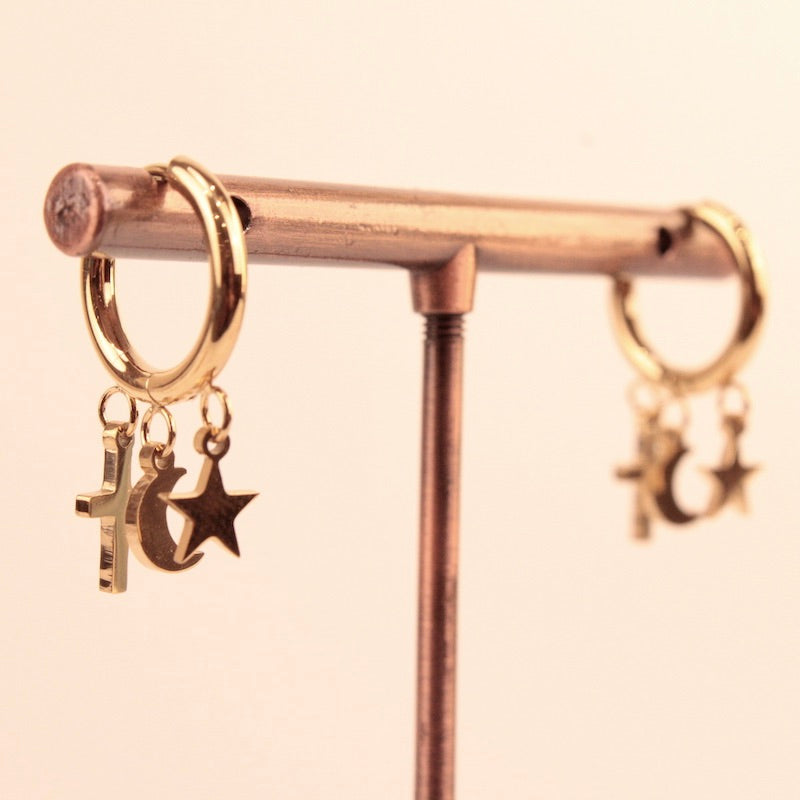 Pendientes Aro Charms