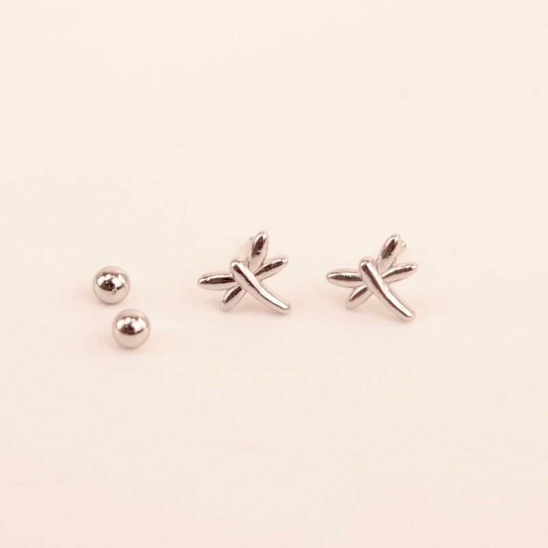 Pendientes Libélula Lisa