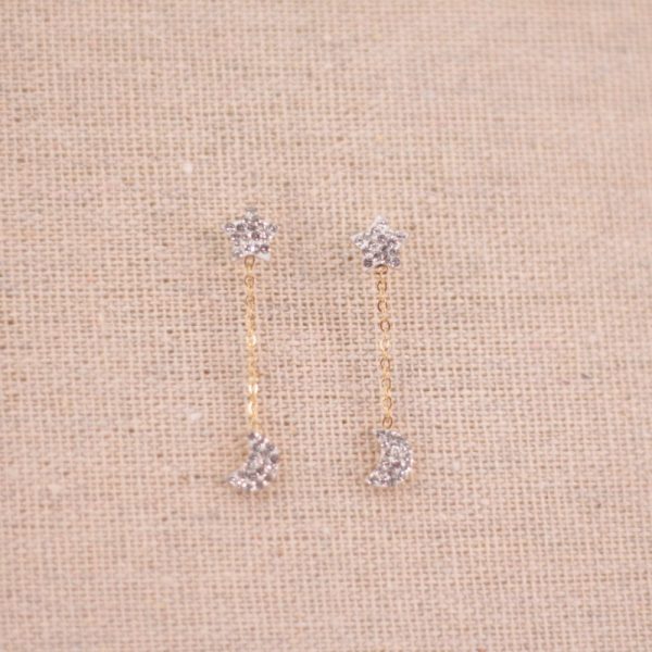 Pendientes Estrella y Luna