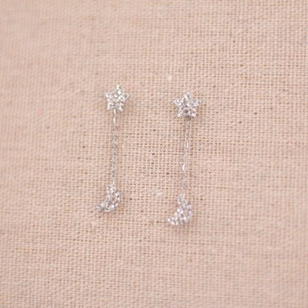 Pendientes Estrella y Luna