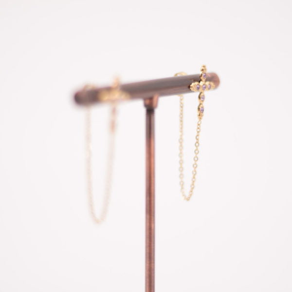 Pendientes Cruz Cadenita