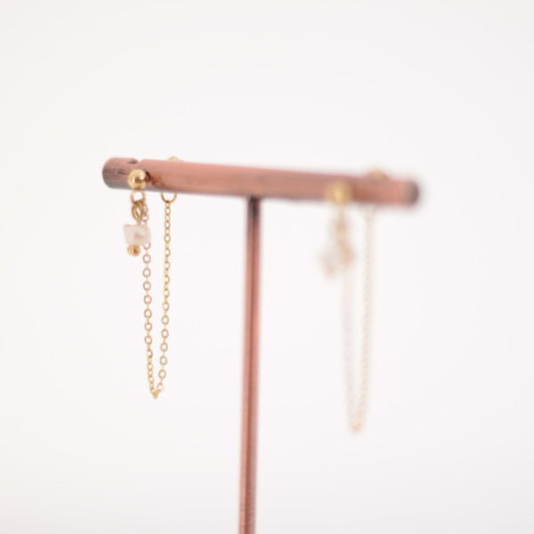 Pendientes Cadenita Biperla