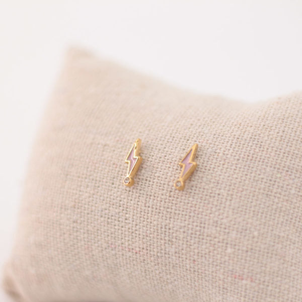 Pendientes Rayo Esmaltado