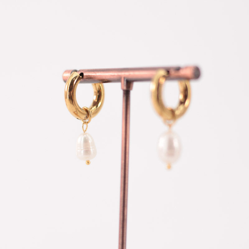 Pendientes Aro Maxi Perla