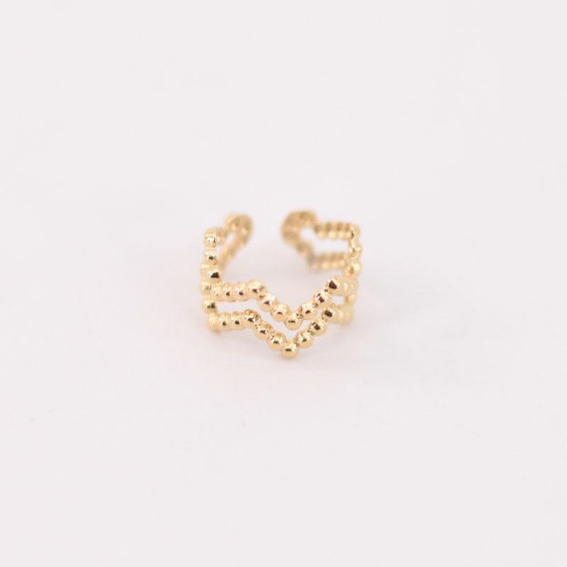 Ear Cuff Doble Zig-Zag