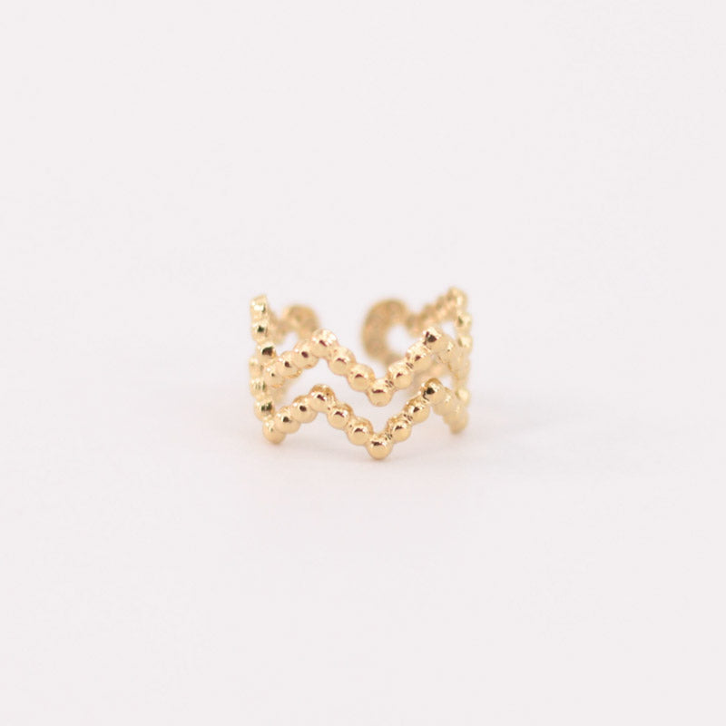 Ear Cuff Doble Zig-Zag