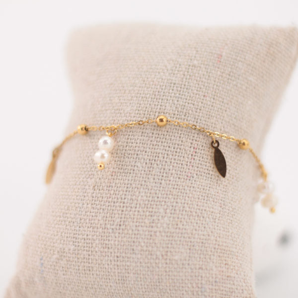 Tobillera Perlas