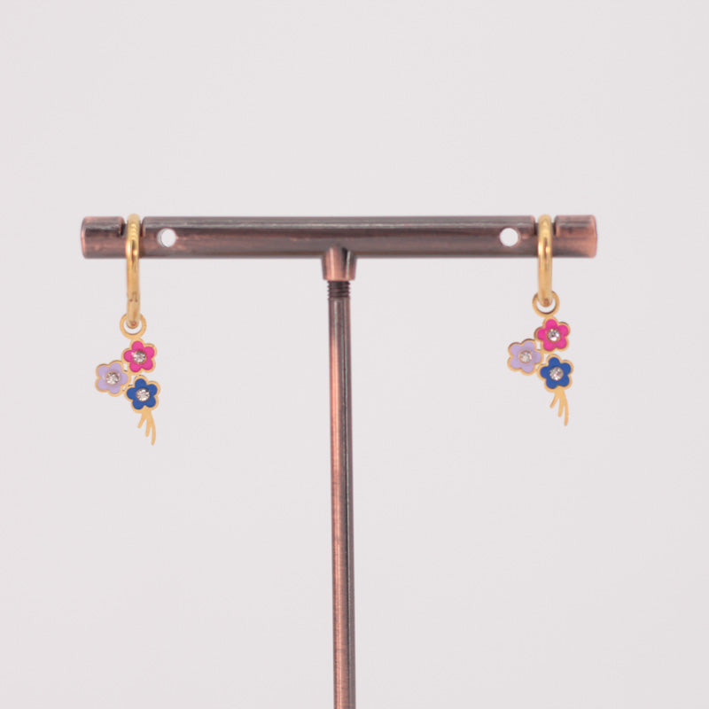Pendientes Aro Flowers