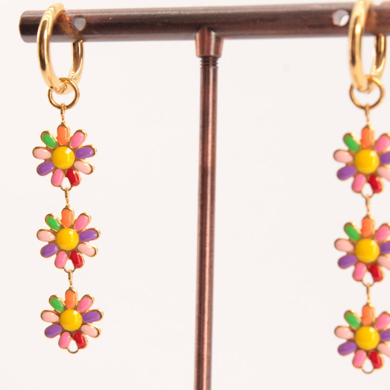 Pendientes Aro Multi Margaritas