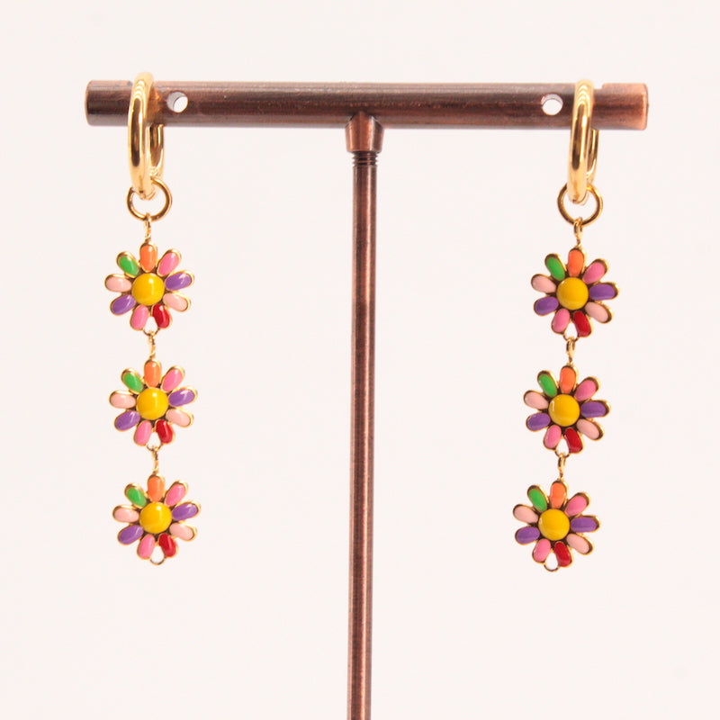 Pendientes Aro Multi Margaritas