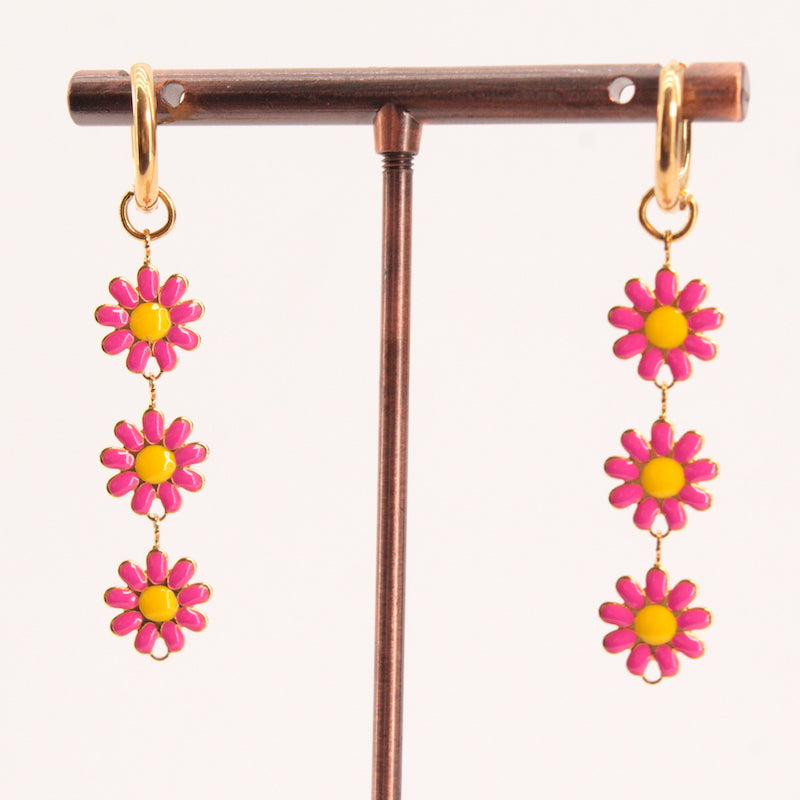 Pendientes Aro Multi Margaritas