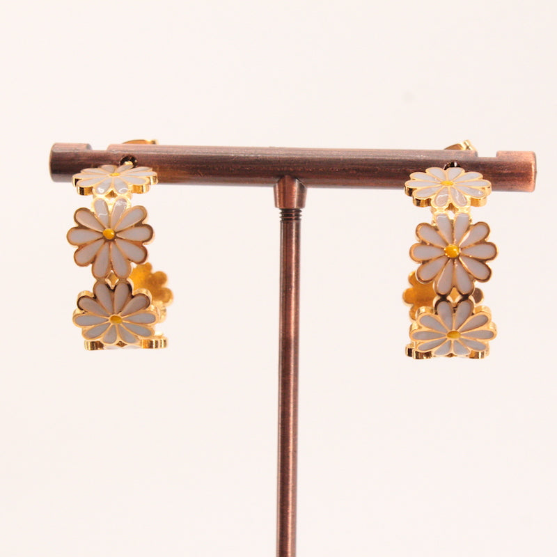 Pendientes Aro Margaritas