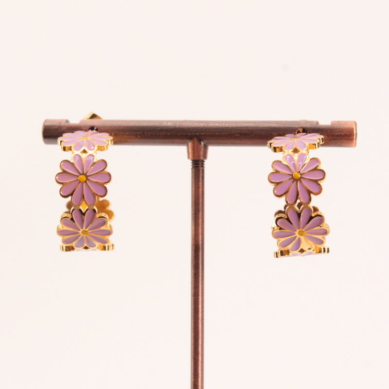 Pendientes Aro Margaritas