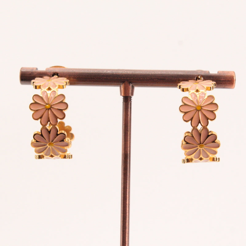Pendientes Aro Margaritas