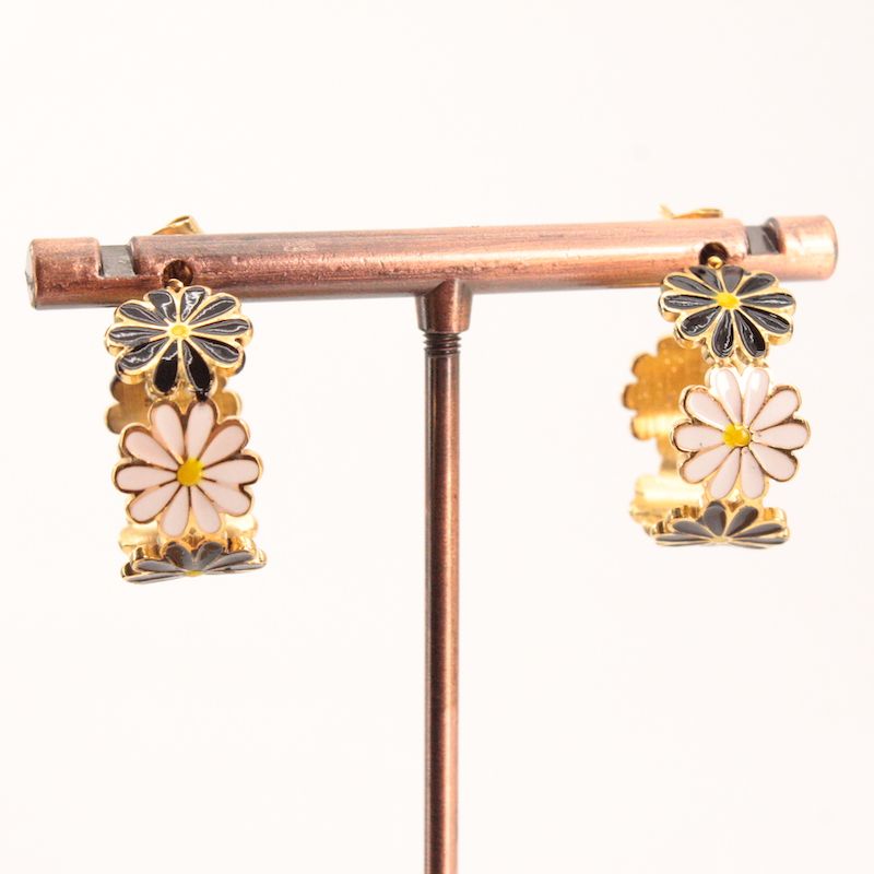 Pendientes Aro Margaritas