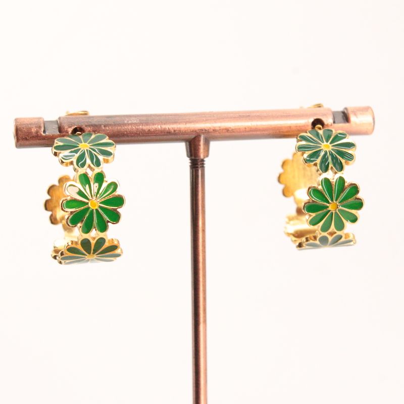 Pendientes Aro Margaritas
