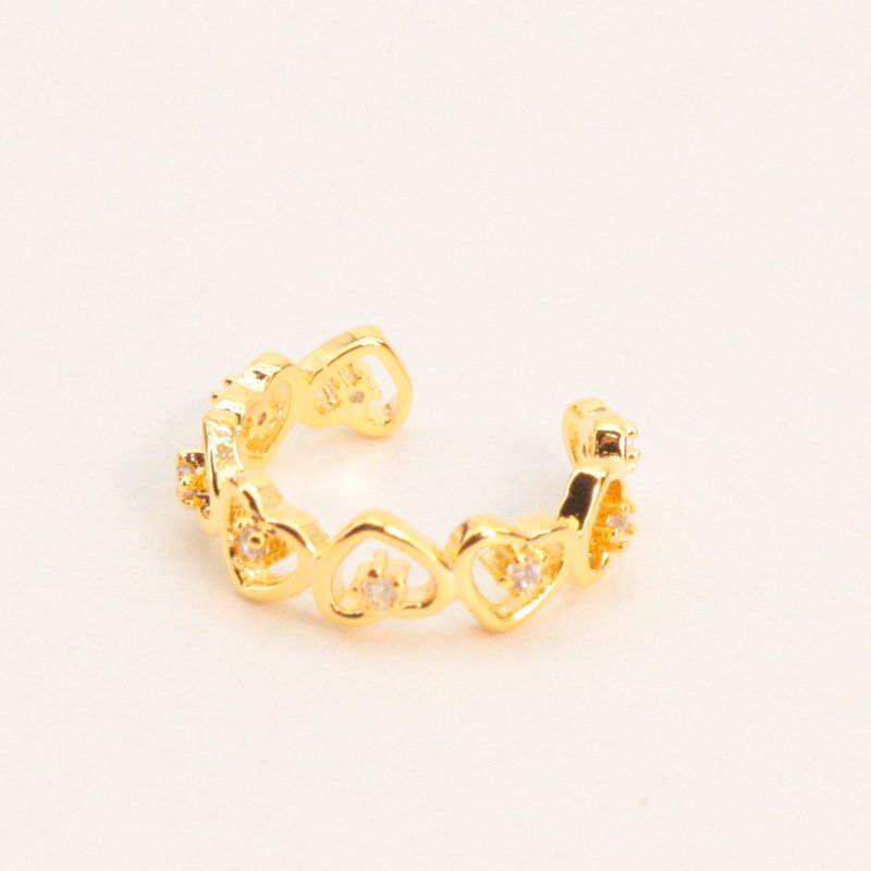 Ear Cuff Corazones (Una unidad)