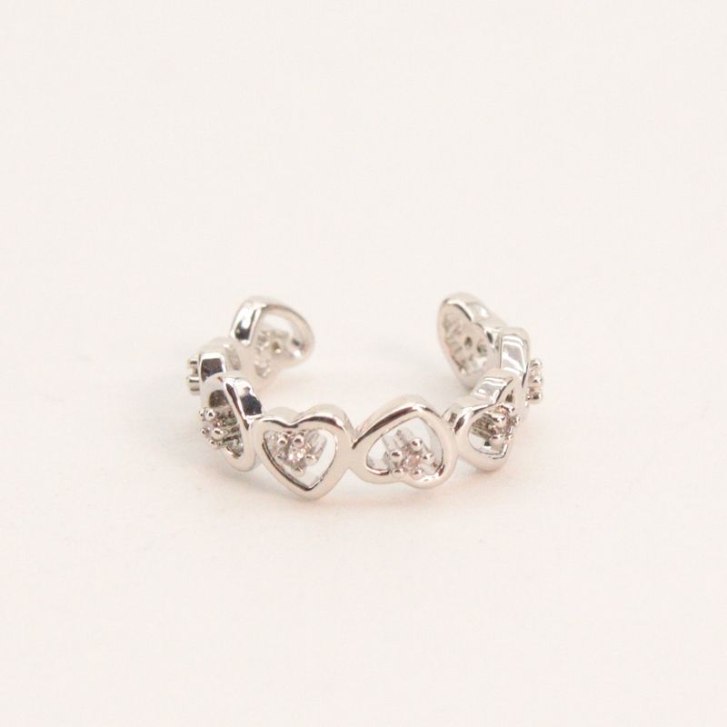 Ear Cuff Corazones (Una unidad)