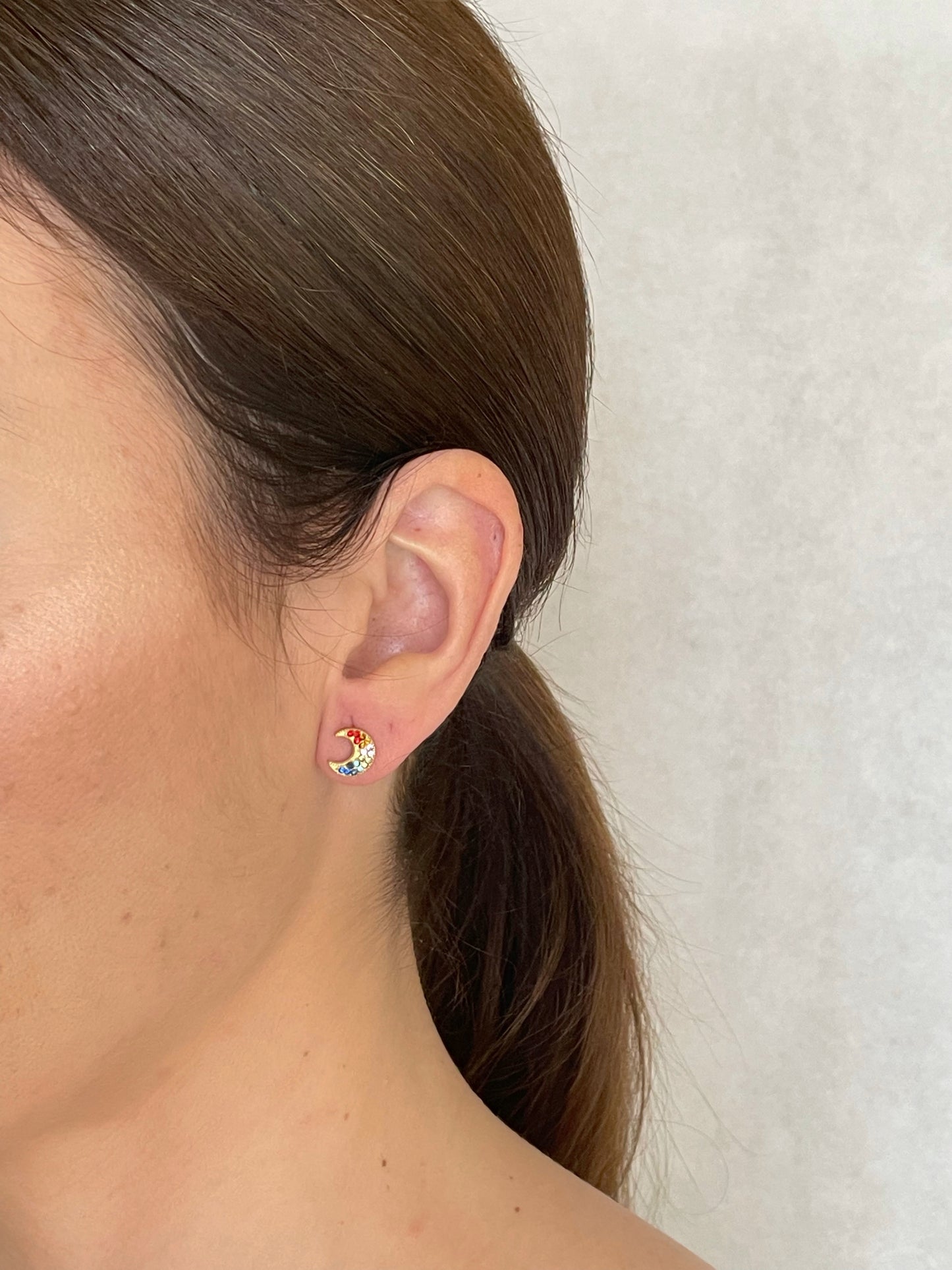 Pendientes Luna Colores