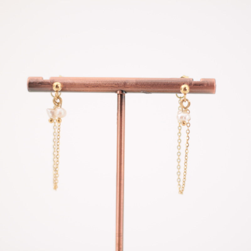 Pendientes Cadenita Biperla