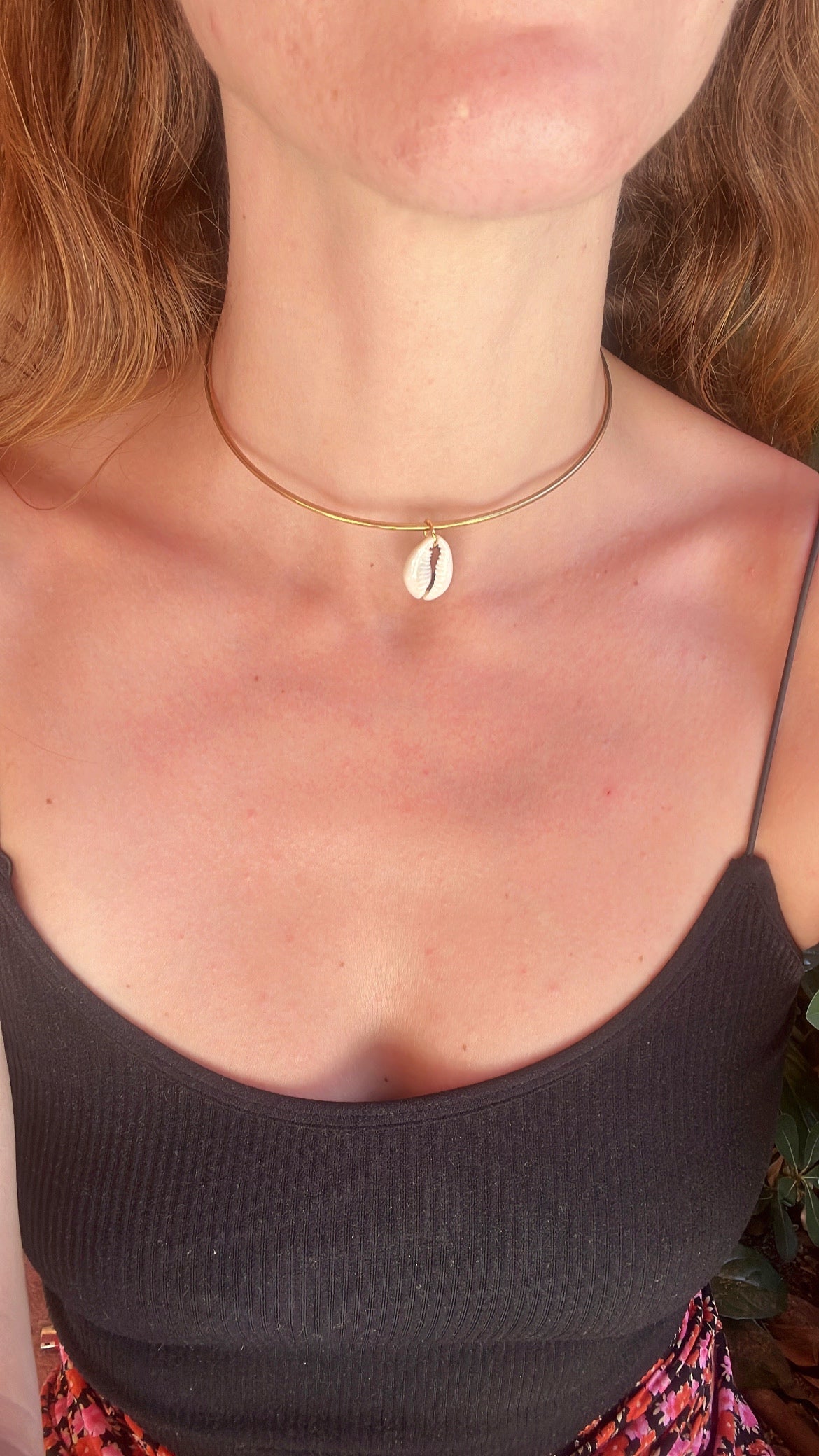 Colgante Chocker Concha