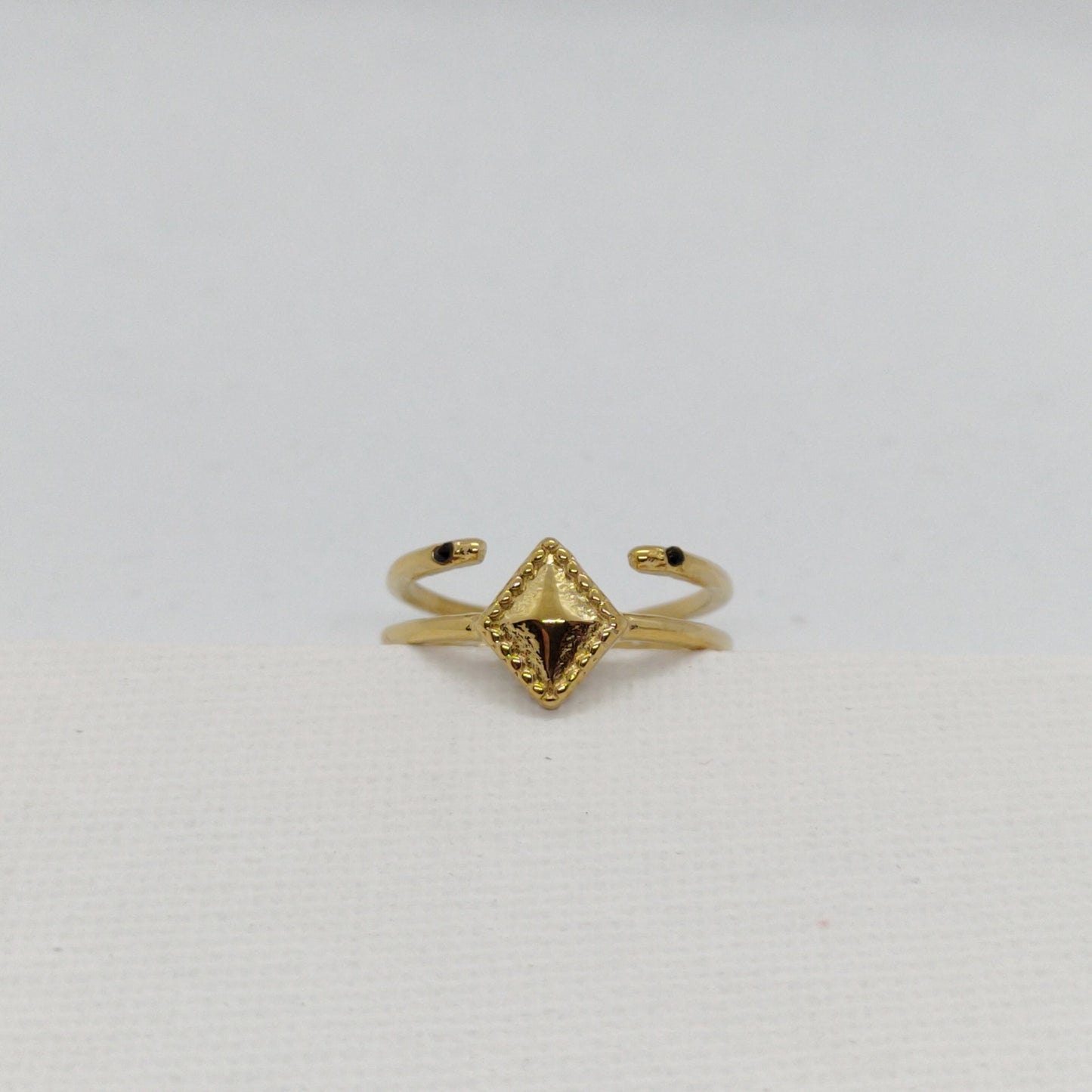 Anillo Rombo Dorado