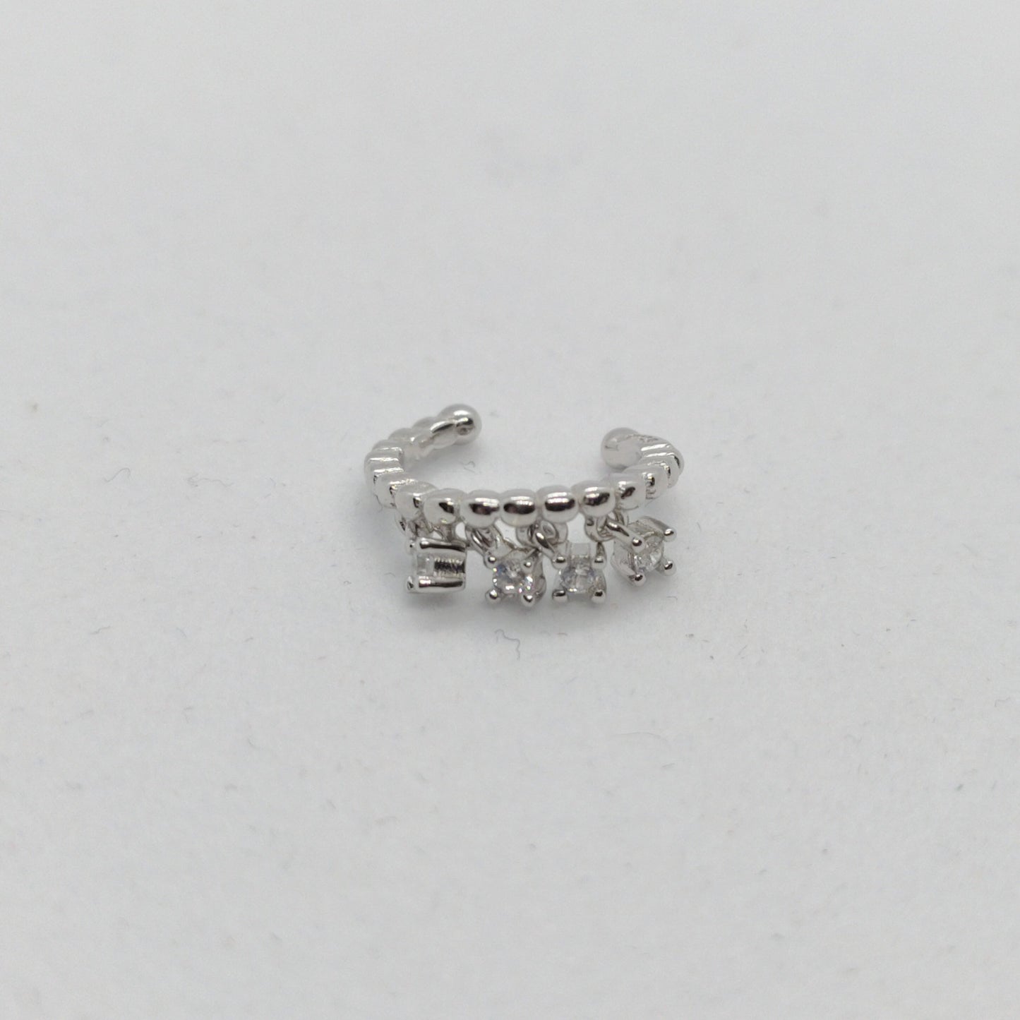 Ear Cuff Colgante Plata