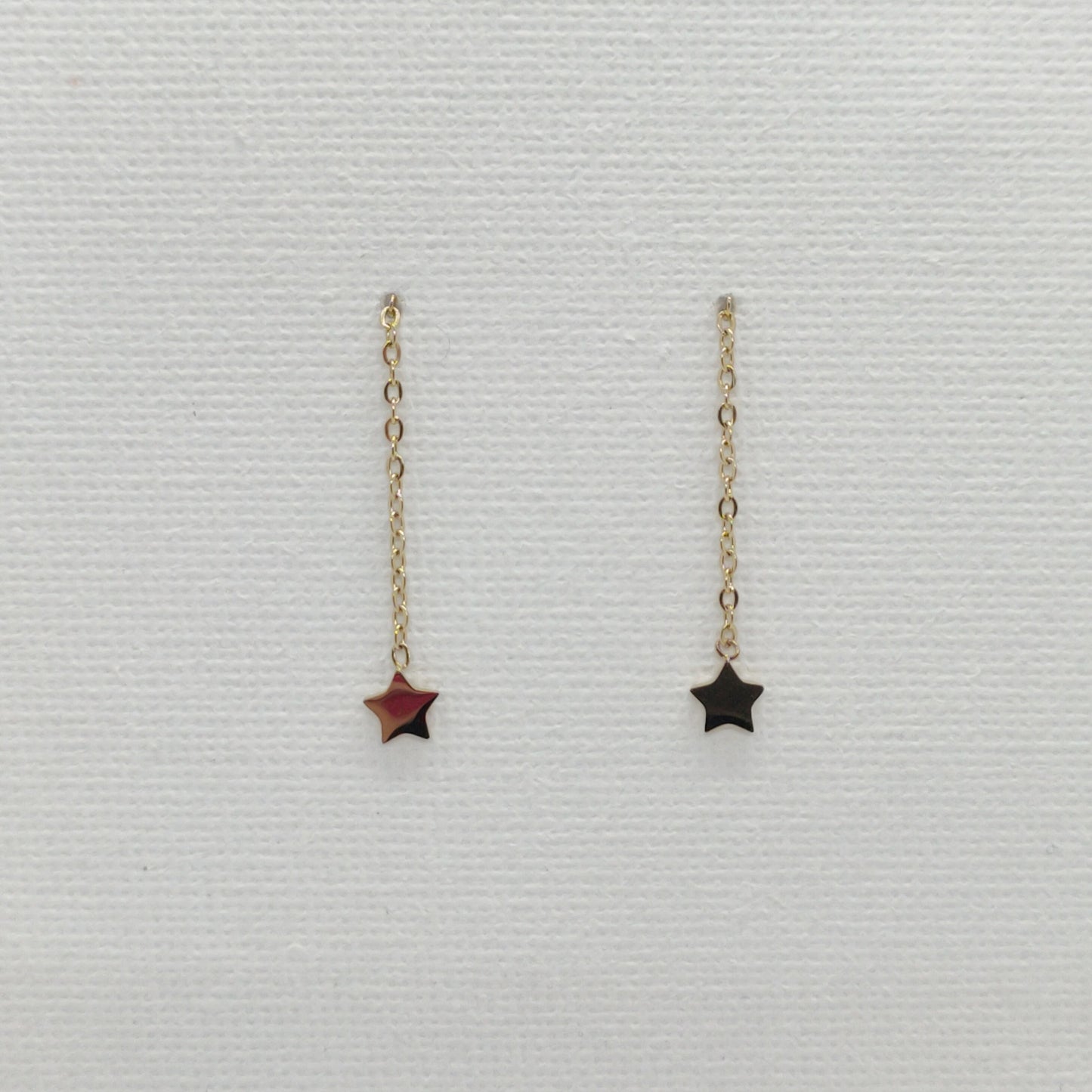 Pendientes Cadenita Estrella