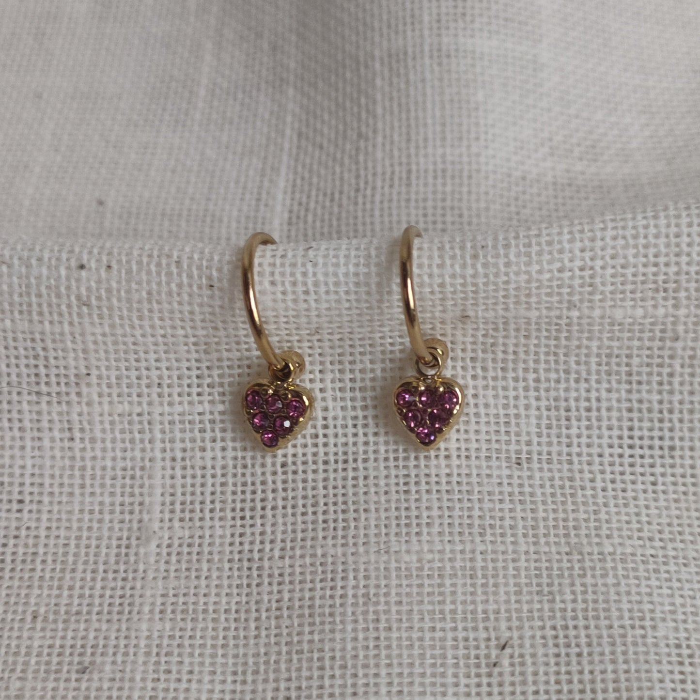 Pendientes Aro Heart