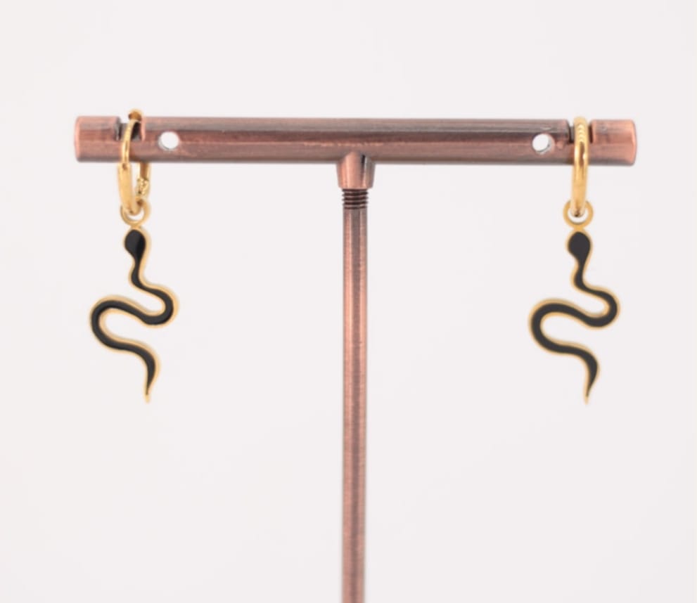 Pendientes Serpiente Esmaltada