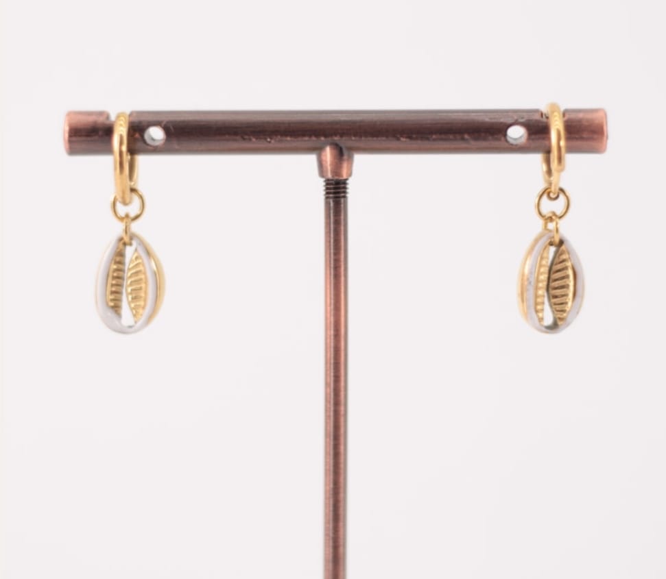 Pendientes Concha Esmaltada