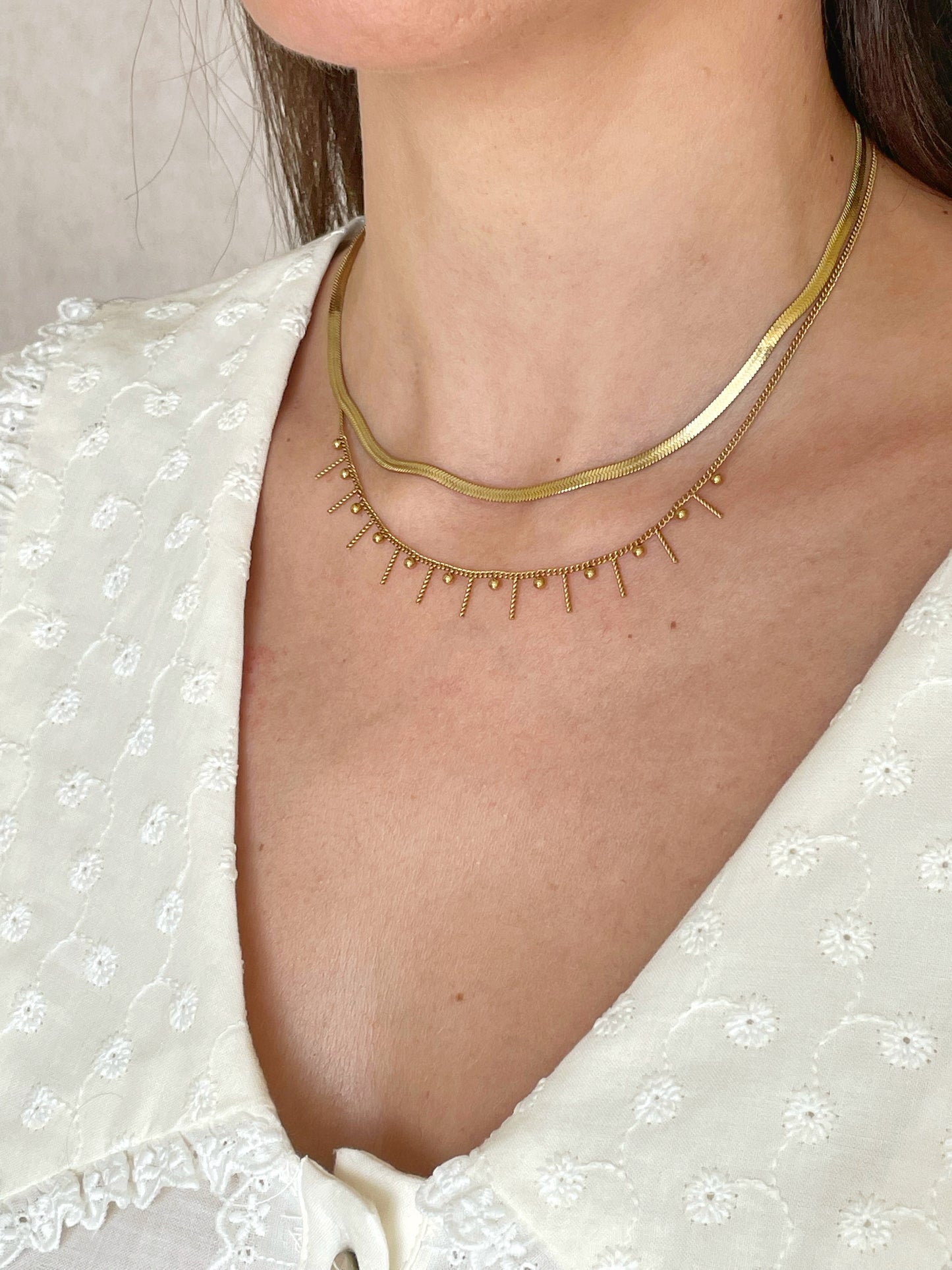 Colgante Chocker Serpenteo