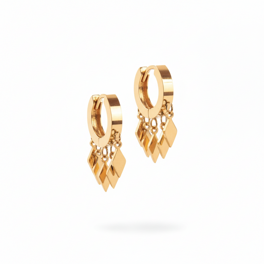 Pendientes Aro Rombos