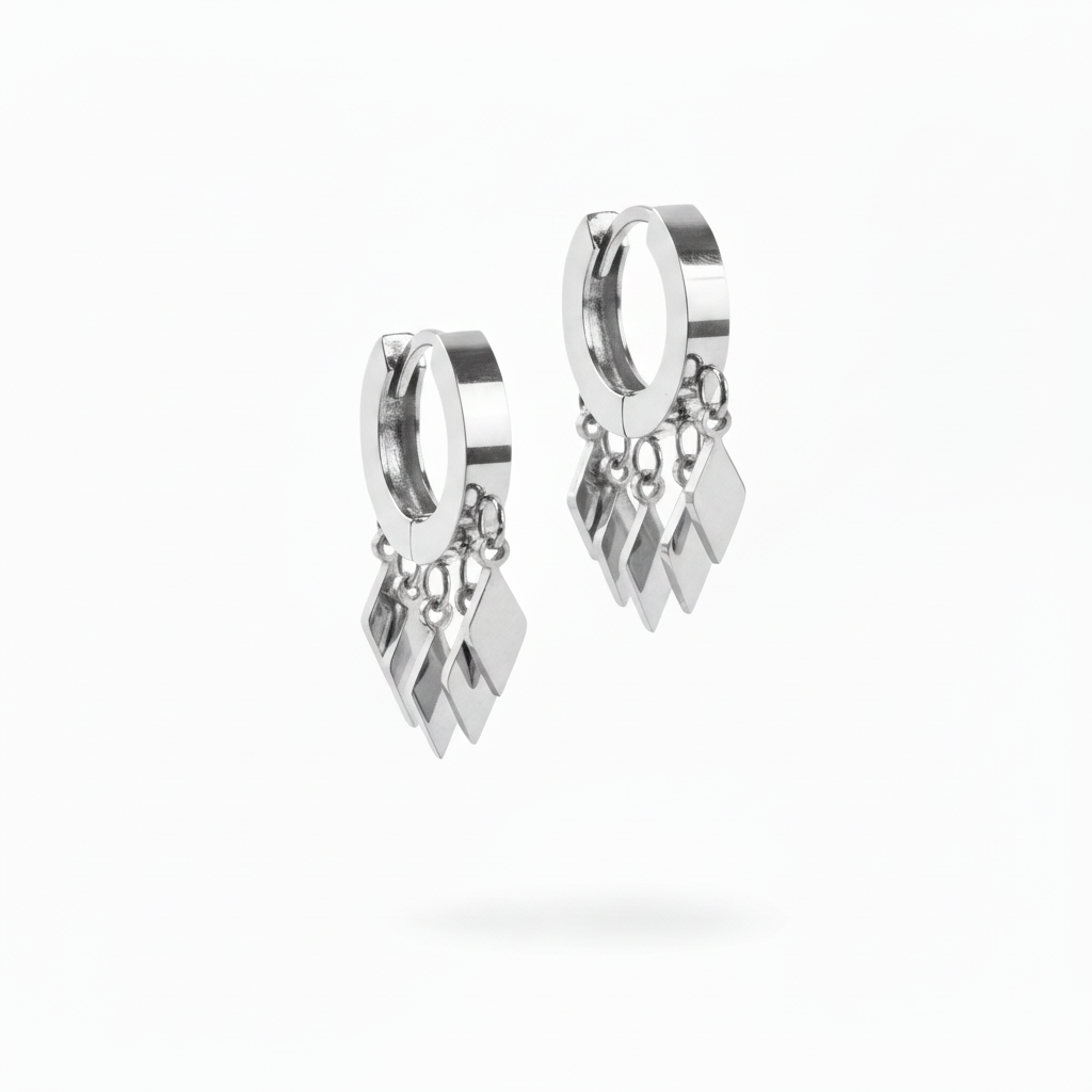 Pendientes Aro Rombos