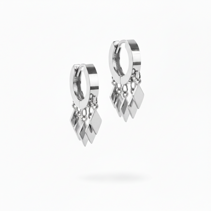 Pendientes Aro Rombos