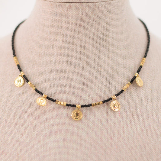 Colgante Chocker Monedas