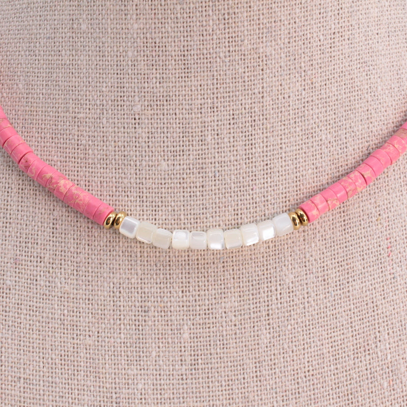 Colgante Chocker Nácar