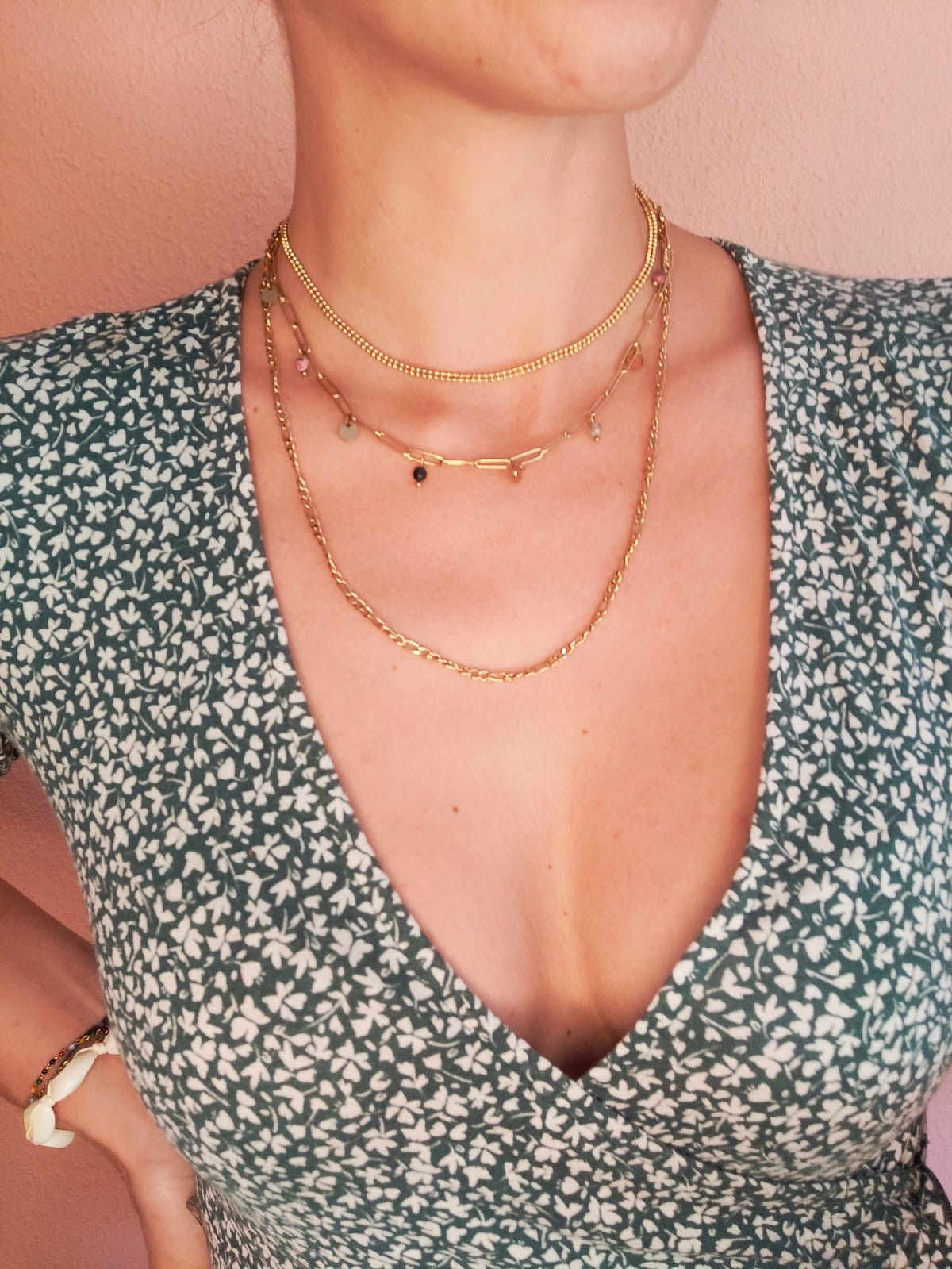 Colgante Chocker Bolitas